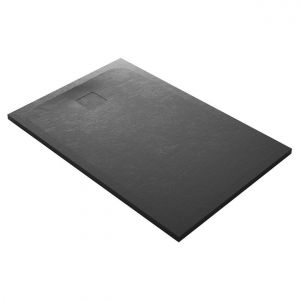 Domus Living Cemento 700X900 Shower Floor in Nero (Matte Black)