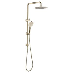 Mica Dual Shower Rail, Brushed Gold