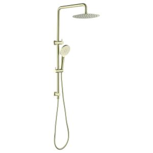 Mica Dual Shower Rail, French Gold