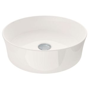 Fino Round 382 Counter Top Basin - Gloss White