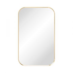 Tono Urban Brass Soft Square Framed Mirror 500 x 800mm