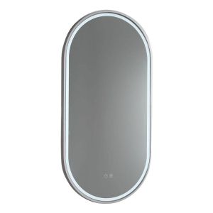 Gatsby 450 LED Mirror with Dimester and Portable Magnifier - Brits Nickel