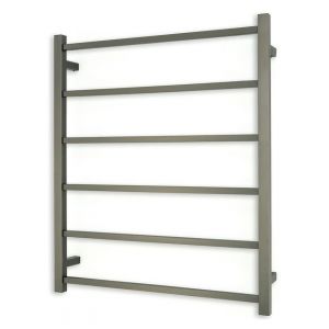 Square Non Heated Towel Rail GMG-SLTR01 Gun Metal Grey