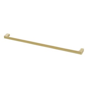 Gloss Single Towel Rail 800mm - Brushed Gold