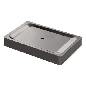 Gloss Soap Dish - Brushed Carbon