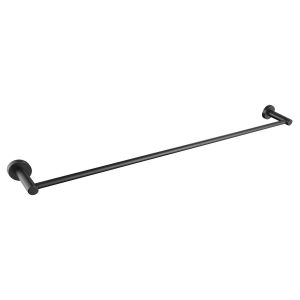 Bloom 750mm Single Towel Rail in Brushed Gunmetal