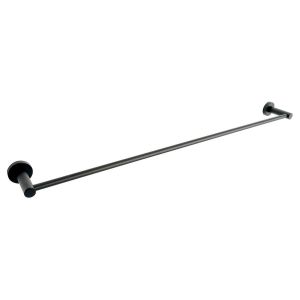 Bloom 750mm Single Towel Rail in Matte Black (Electroplated)