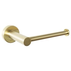 Bloom Toilet Roll Holder in Light Brushed Brass (PVD)