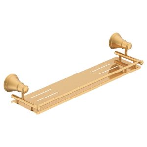 Eternal Shower Shelf in Brushed Brass (PVD)