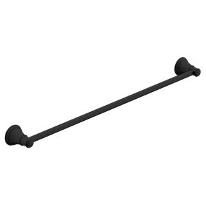 Eternal 600mm Single Towel Rail in Matte Black (Electroplated)