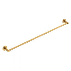 Soul 900mm Single Towel Rail in Brushed Brass (PVD)