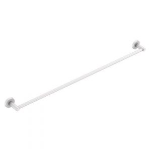 Soul 900mm Single Towel Rail in Matte White (Powder coated)