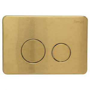 R&T Round Button Flush Plate, Urban Brass