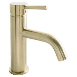 Bloom Basin Mixer in Light Brushed Brass (PVD)