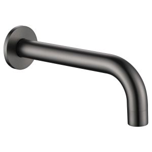 Bloom Wall Spout in Brushed Gunmetal (PVD)