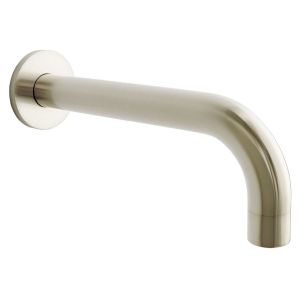 Bloom Wall Spout in Warm Brushed Nickel (PVD)