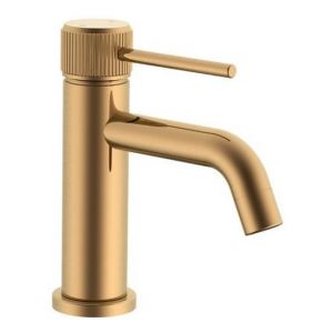 Soul Groove Basin Mixer in Brushed Brass (PVD)