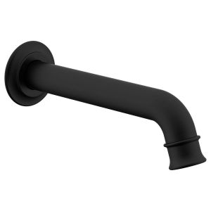 Eternal Wall Spout in Matte Black (Electroplated)