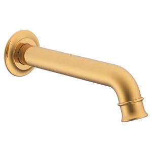 Eternal Wall Spout in Brushed Brass (PVD)