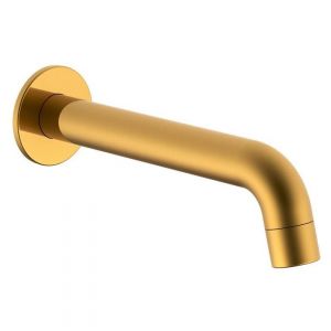 Soul Wall Spout in Brushed Brass (PVD)