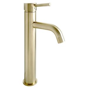 Bloom Extended Basin Mixer in Light Brushed Brass (PVD)