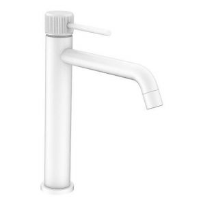 Soul Groove Extended Basin Mixer in Matte White (Powder coated)