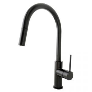 Bloom Pull Out Sink Mixer in Matte Black (Electroplated)