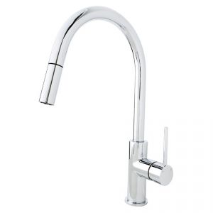 Bloom Pull Out Sink Mixer in Chrome