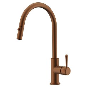 Eternal Pull Out Kitchen Mixer in Brushed Copper (PVD)