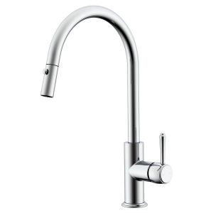 Eternal Pull Out Kitchen Mixer in Chrome