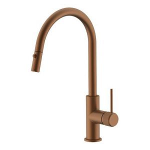 Soul Groove Pull Out Sink Mixer in Brushed Copper (PVD)