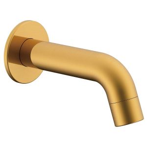 Soul Mini Wall Spout in Brushed Brass (PVD)
