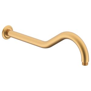 Eternal 450mm Shower Arm in Brushed Brass (PVD)