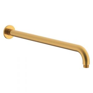 Soul 450mm Shower Arm in Brushed Brass (PVD)