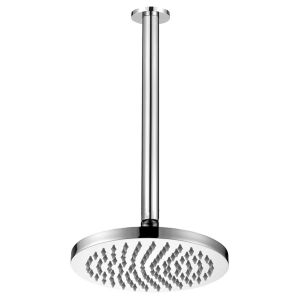 Bloom Shower Rose 200mm and Shower Dropper 300mm in Chrome