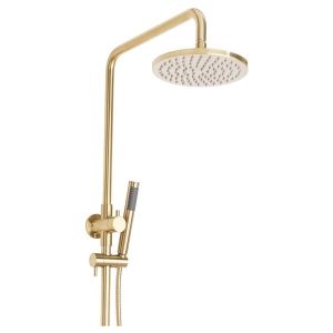 Bloom Shower Set in Light Brushed Brass (PVD)