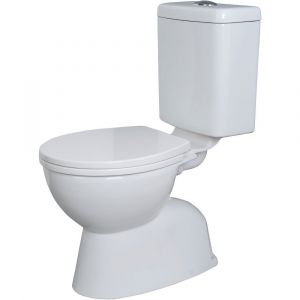 Stella Adjustable Link Toilet Suite, Gloss White
