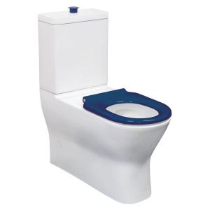 Delta Care Back-to-Wall Toilet Suite, Blue Seat - K013A