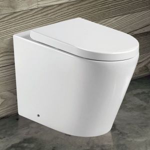 Isabella Wall-Faced Toilet Suite - Pan + Seat ONLY, S-Trap