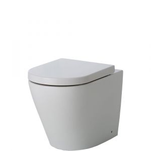 Lambada Wall-Faced Toilet Suite - Pan + Seat + GEBERIT Kappa Under Counter Cistern, P-Trap