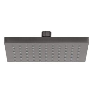Lexi Shower Rose ABS 200mm Square - Brushed Carbon