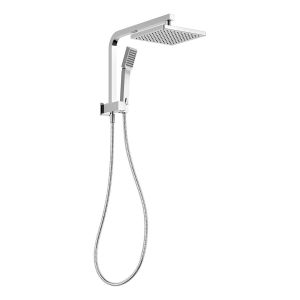 Lexi Compact Twin Shower - Chrome