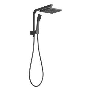 Lexi Compact Twin Shower - Matte Black