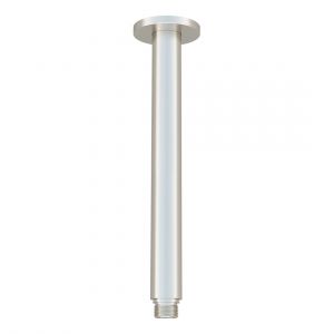 Round Ceiling Shower Arm 300mm Brushed Nickel