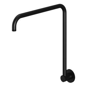 High Rise Shower Arm, Matte Black