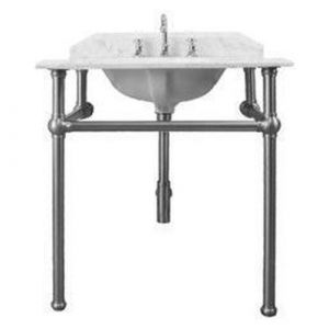 Mayer Brushed Nickel Basin Stand To Suit 75X55 Top