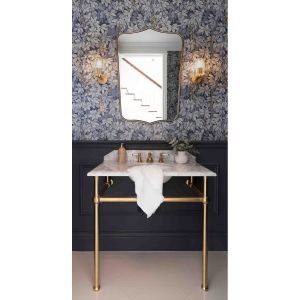 Mayer Brushed Brass Basin Stand To Suit 90X55 Top