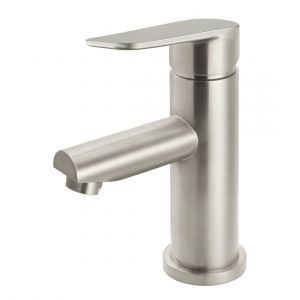 Round Basin Mixer MB02PD-PVDBN Brushed Nickel