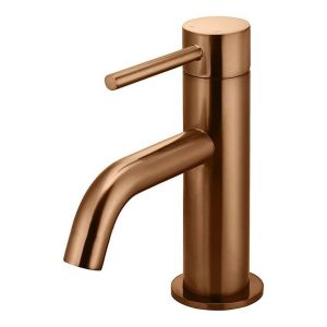 Piccola Basin Mixer Tap , Lustre Bronze