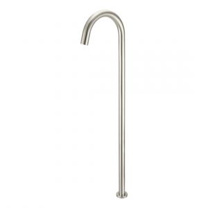 Round Freestanding Bath Spout Brushed Nickel
